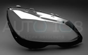 Стекло фары MERCEDES E-class W212 (2013-2016) рестайлинг MB (правое) по выгодной цене