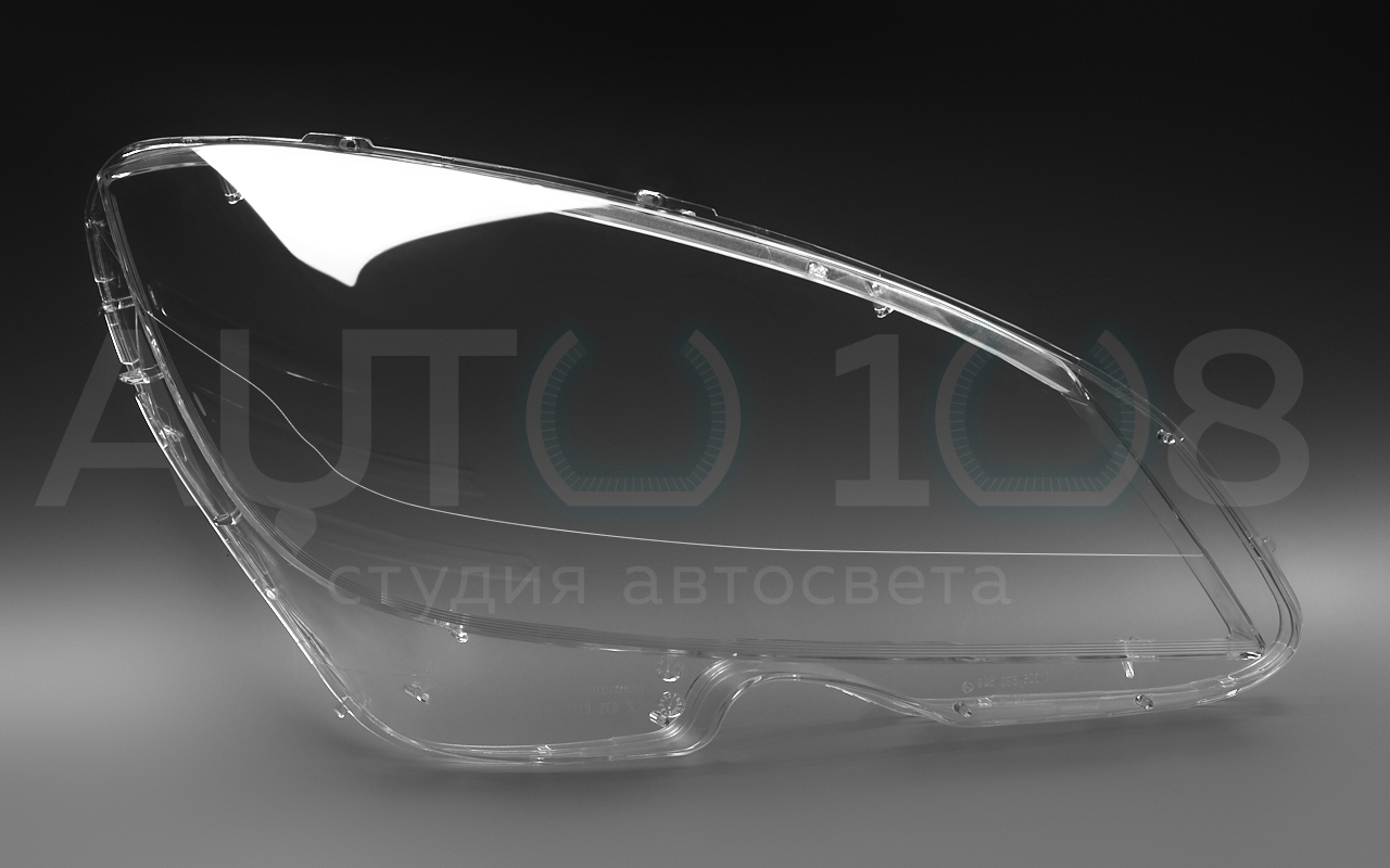 Стекло фары MERCEDES C-class W204 (2007-2011) дорестайлинг (правое)