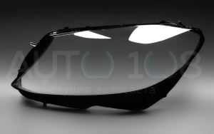 Стекло фары MERCEDES C-class W205 (2014-2018) дорестайлинг (левое) по выгодной цене