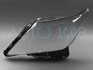 Стекло фары LEXUS LX 570 URJ200 (2012-2015) рестайлинг ЧЕРНЫЙ кант (левое) по выгодной цене