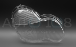 Стекло фары MERCEDES C-class W203 (2000-2004) дорестайлинг галоген (правое) по выгодной цене