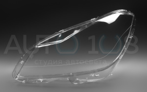 Стекло фары MERCEDES C-class W204 (2011-2015) рестайлинг LOGO (левое) по выгодной цене