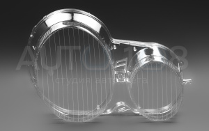 Стекло фары MERCEDES E-class W210 (1999-2002) рестайлинг ксенон (правое) по выгодной цене