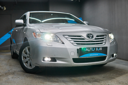 Toyota Camry XV40 до рестайлинга — замена стекол, установка линз Aozoom, защита полиуретаном