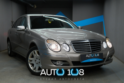 Mercedes-Benz E-class W211 — замена стекол фар