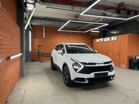 Улучшение света Kia Sportage 5 — замена штатных линз на Bi-LED модули