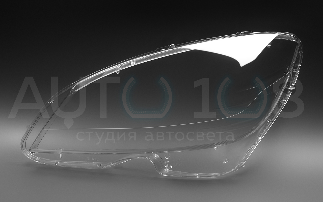 Стекло фары MERCEDES C-class W204 (2007-2011) дорестайлинг (левое)