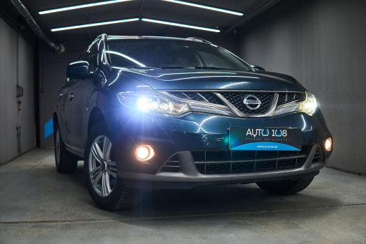 Nissan Murano (Z51) — восстановление стекол, установка линз Aozoom Dragon Knight