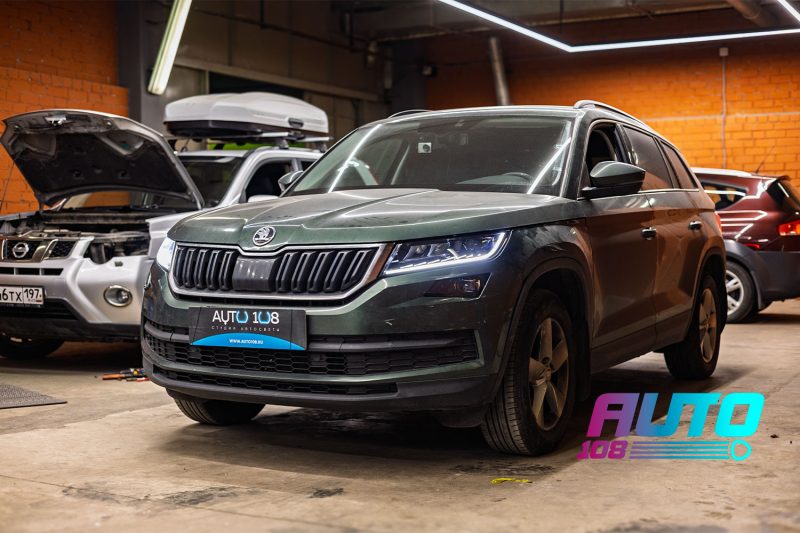 Skoda Kodiaq после ремонта фары в студии «Авто-108»