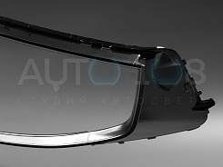 Стекло фары MERCEDES GLC-Class W253 (2019-2024) рестайлинг (левое)