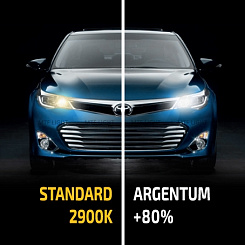 Галогенные лампы MTF H4 ARGENTUM +80% 4000K (2 шт) H8A1204