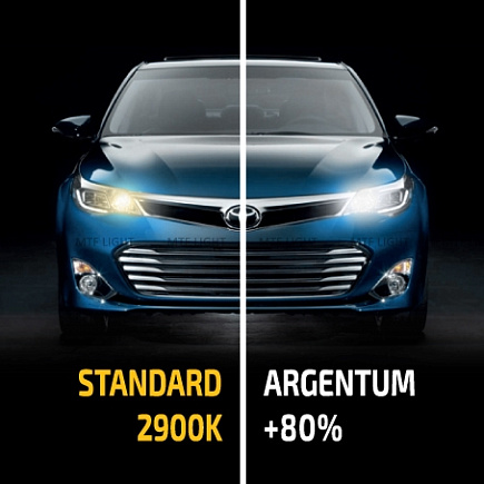 Галогенные лампы MTF H4 ARGENTUM +80% 4000K (2 шт) H8A1204 по выгодной цене