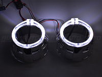 Маска для линз 2.5 дюйма - №135 с А/Г LED 2 шт. — фото 5