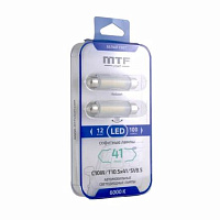 Светодиодная лампа MTF Light софитная 41мм C10W 6000K (2 шт) — фото 1