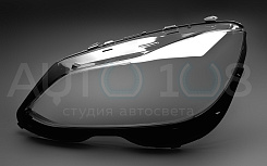 Стекло фары MERCEDES E-class W212 (2013-2016) рестайлинг MB (левое)