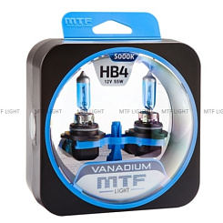 Галогенные лампы MTF HB4 VANADIUM 5000K (2 шт)
