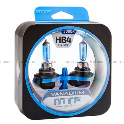 Галогенные лампы MTF HB4 VANADIUM 5000K (2 шт) по выгодной цене