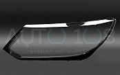 Стекло фары VOLKSWAGEN TIGUAN 1 (2011-2018) ГАЛОГЕН рестайлинг (левое)