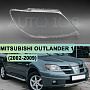 Стекло фары MITSUBISHI OUTLANDER 1 (2002-2009) для фары без линз (правое) по выгодной цене