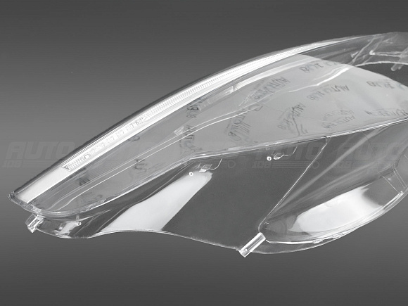 Стекло фары BMW 5 E60 / E61 (2003-2010) с LED ресничкой (правое) по выгодной цене