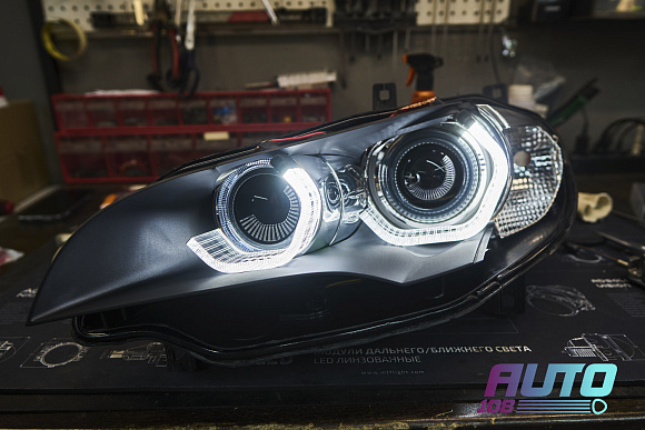 LED Ангельские глазки (кольца) BMW X6 E71 / X5M E70 G-Style (2007-2012) (комплект) по выгодной цене