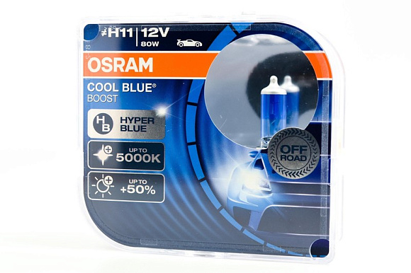 Галогенная лампа OSRAM H11 Cool Blue Boost 5000K (DuoBox, 2шт) 62211CBB-HCB по выгодной цене