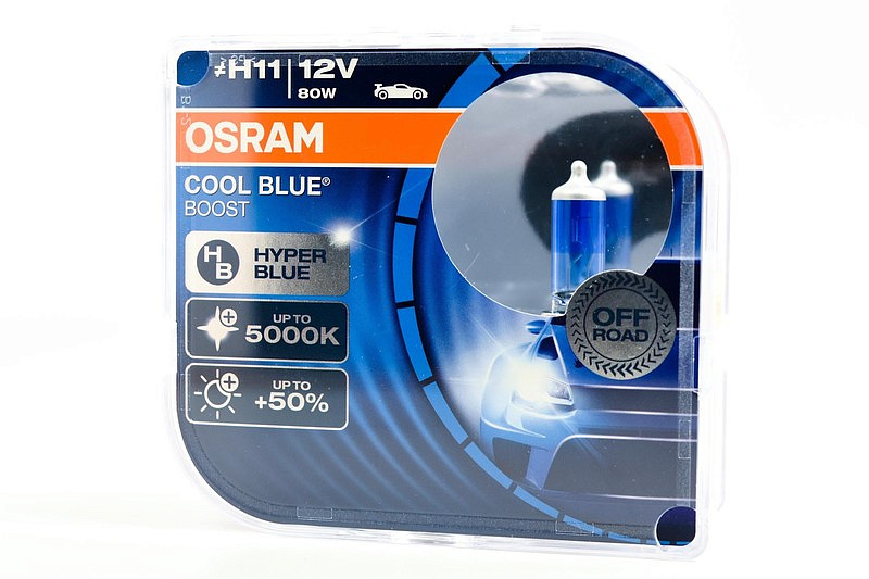 Галогенная лампа OSRAM H11 Cool Blue Boost 5000K (DuoBox, 2шт) 62211CBB-HCB