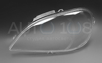 Стекло фары MERCEDES ML W163 (2001-2005) рестайлинг (левое) — фото 2