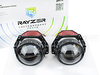 Светодиодные линзы Rayzer Base (крепление под гайку / Hella 3) 3.0 5500K Bi-Led (2 шт) — фото 1