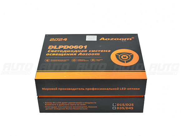 Светодиодные линзы AOZOOM DLPD0601 под лампу D1S / D2S BI-LED 3.0" (крепление Hella 3) (к-т 2шт) по выгодной цене