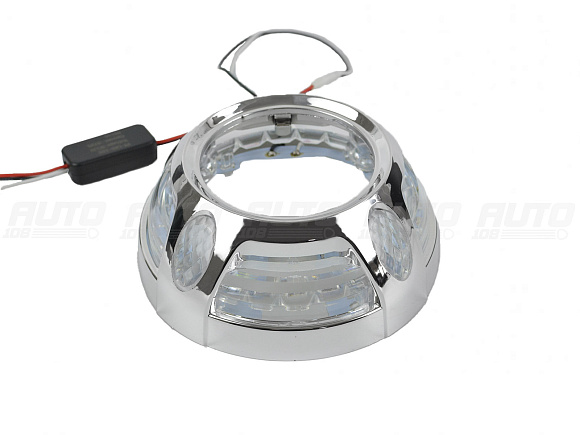 Маска для линз 3.0 дюйма Porsche GTS Style LED ДХО - №19.1 по выгодной цене