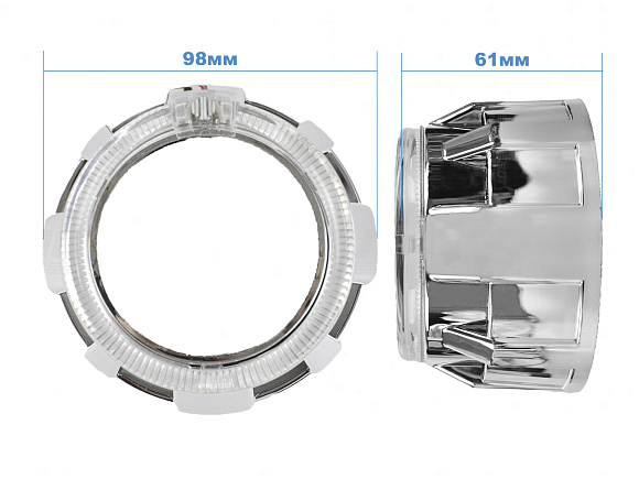 Маска для линз 2.5 дюйма - №135 с А/Г LED 2 шт. по выгодной цене