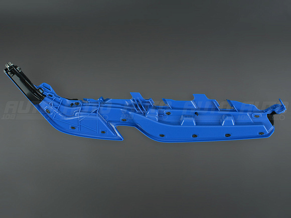 Верхняя маска (ресница) BMW 5 G30 (2020-2023) Laser LED Shadow Line LOGO (левая) по выгодной цене