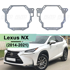 Переходная рамка Lexus NX (2014-2021) LED - Hella 3 / 3R (к-т, 2шт) 060