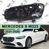 Корпус фары MERCEDES S-class W223 Muitibeam (2020-2026) (левый) — фото 1