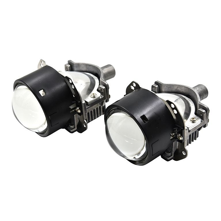 Светодиодные линзы GL-7 INTELLEGENT BI-LED 3.0" (крепление под гайку / Hella 3) (к-т 2шт)