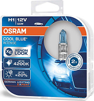 Галогенная лампа OSRAM H4 Cool Blue Intense 4200K (DuoBox 2шт) 64193CBI-HCB — фото 1
