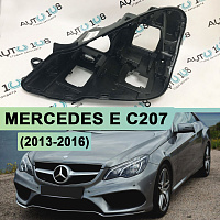 Корпус фары MERCEDES E klasse C207 coupe (2013-2016) рестайлинг FULL LED (левый) — фото 1