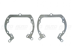 Переходная рамка BMW X5 F15 (2013-2018) секция с фальш линзой - Hella 3 / 3R (к-т 2шт)