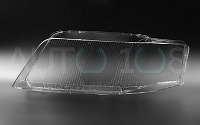 Стекло фары AUDI A6 C5 (1998-2001) дорестайлинг и ALLROAD (2000-2006) (левое) — фото 5