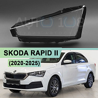 Стекло фары SKODA RAPID II (2020-2025) (левое) — фото 1