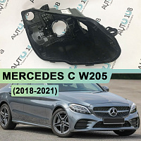 Корпус фары MERCEDES C klasse W205 (2018-2021) рестайлинг FULL LED (правый) — фото 1