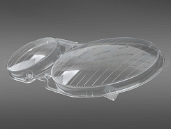 Стекло фары MERCEDES E-class W211 (2002-2009) (левое)