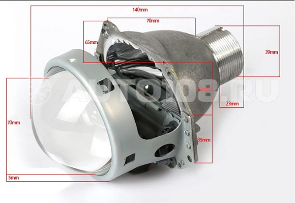 Биксеноновая линза HELLA 3R (H1/H4/H7/9005/9006) по выгодной цене