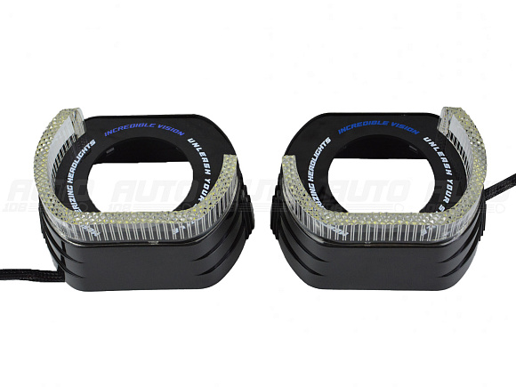 Маска для линз 3.0 люйма с А/Г DRL белый цвет L-образная 2 шт. по выгодной цене