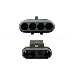 Разъем AMP SuperSeal 4PIN 1.5 (комплект)