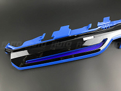 Верхняя маска (ресница) BMW 5 G30 (2020-2023) Laser LED Shadow Line (левая)
