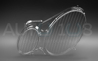 Стекло фары MERCEDES E-class W211 (2002-2009) (левое) — фото 2