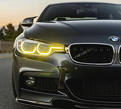 Плата подсветки ДХО BMW 3 F30 LED 63117419610 63117419615 Yello LEMON (6 шт.)