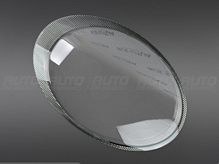 Стекло фары Porsche 911 (997) (2004-2012) серый кант (правое)